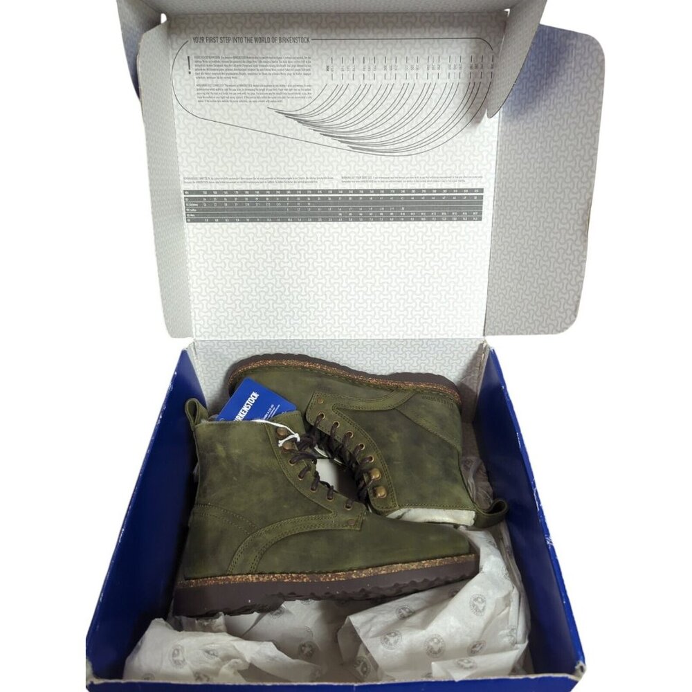 New Birkenstock Womens‎ Boots Sz 5N Bryson Hunter Green Normcore Goblincore - Picture 2 of 10